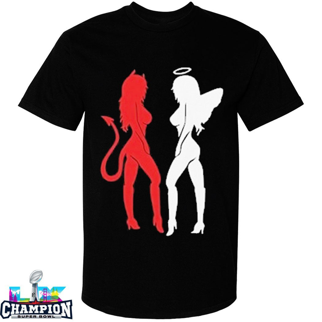 Gemini Horoscope Red Devil White Angel T-Shirts