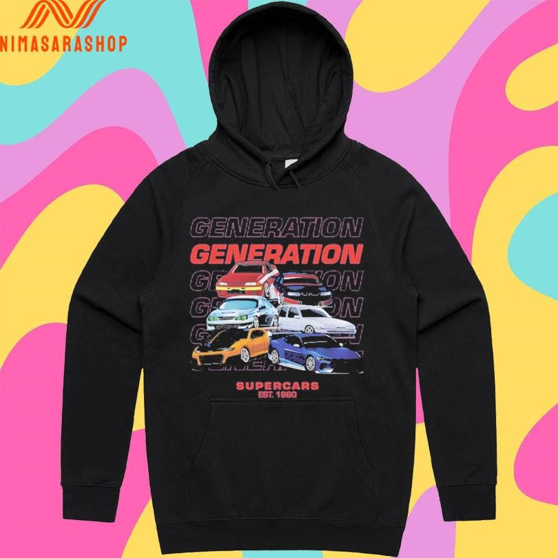 Generation Supercars Est 1960 Shirts