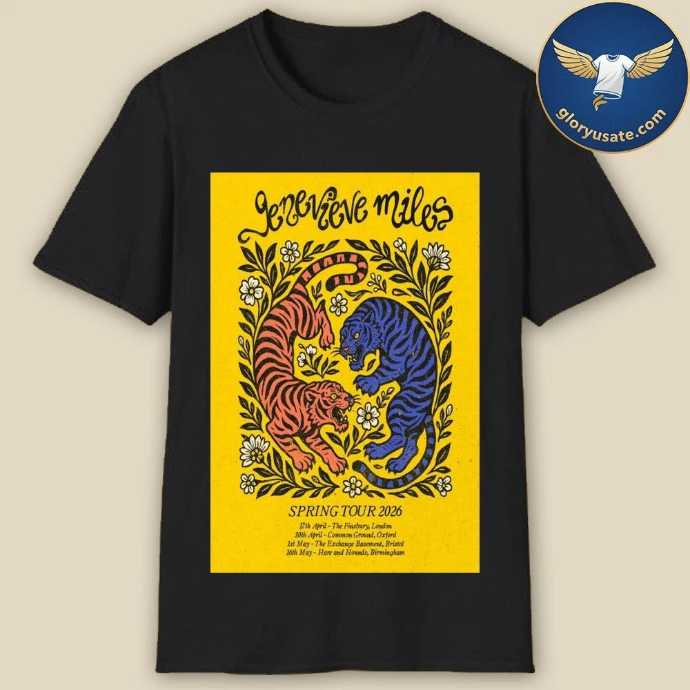 Genevieve Miles 2026 Spring Tour Shirt