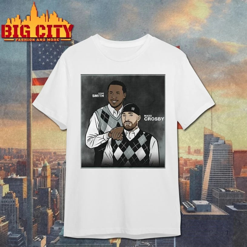 Geno Smith &amp; Maxx Crosby Family Portrait Shirt
