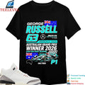 George Russell AMG Petronas F1 Team P1 Australian Grand Prix 2026 Champions T-shirts
