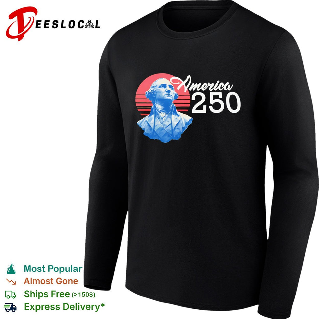 George Washington America 250 sunset shirt