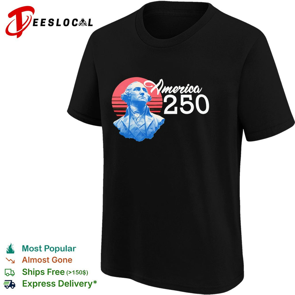 George Washington America 250 sunset shirt