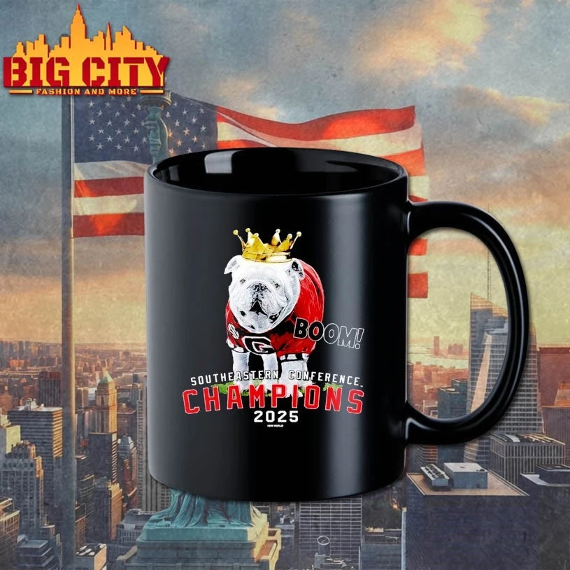 Georgia Bulldog Boom southeastern conference champions 2025 shirt