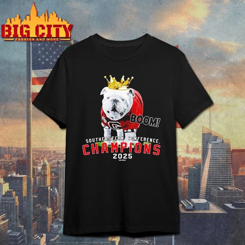 Georgia Bulldog Boom southeastern conference champions 2025 shirt