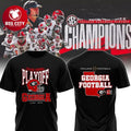 Georgia Bulldogs 2025-26 College Football Playoff Two Sided Shirt