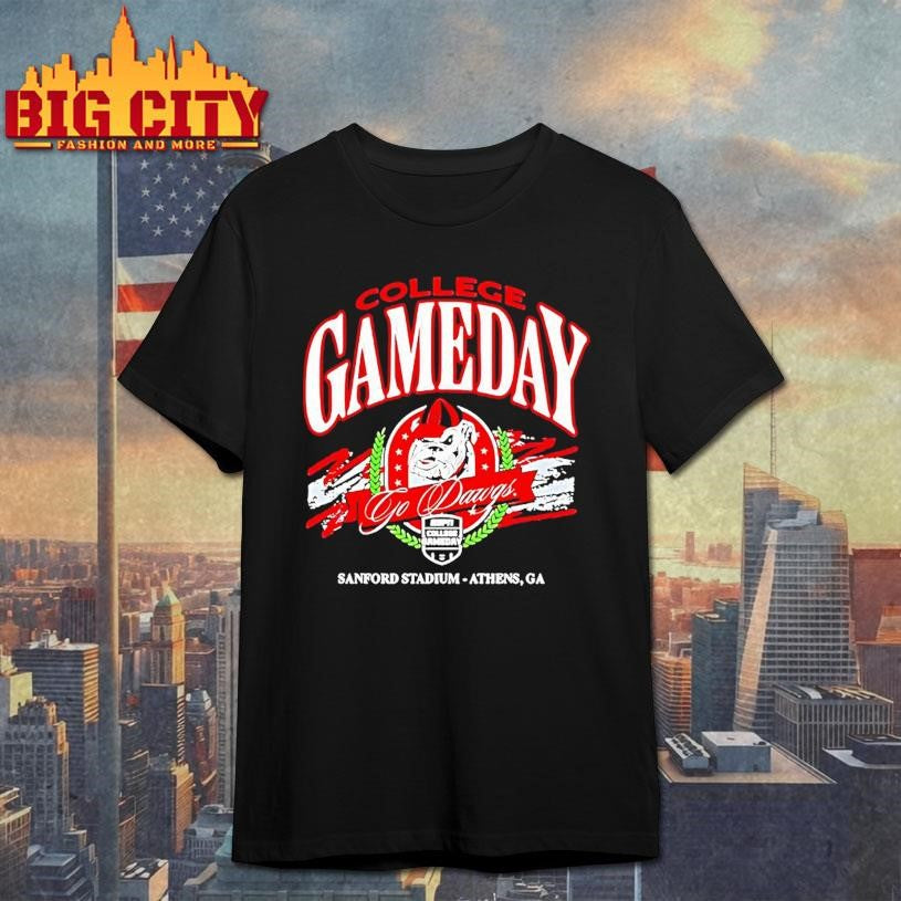 Georgia Bulldogs 2025 College Game Day Go Dawgs Sanford Stadium Athens Ga Shirt