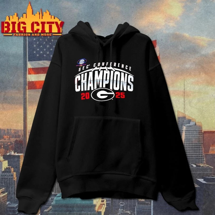 Georgia Bulldogs 2025 SEC Football Champions Endzone Speed shirt