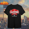 Georgia Bulldogs 2025 SEC Football Champions Locker Room logo shirt