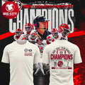 Georgia Bulldogs 2025 SEC Football Champions Score Two Sided Shirt