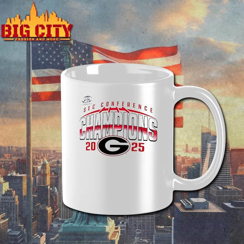Georgia Bulldogs 2025 Sec Football Champions Shirt