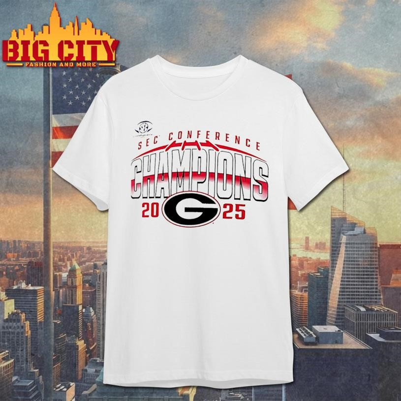 Georgia Bulldogs 2025 Sec Football Champions Shirt