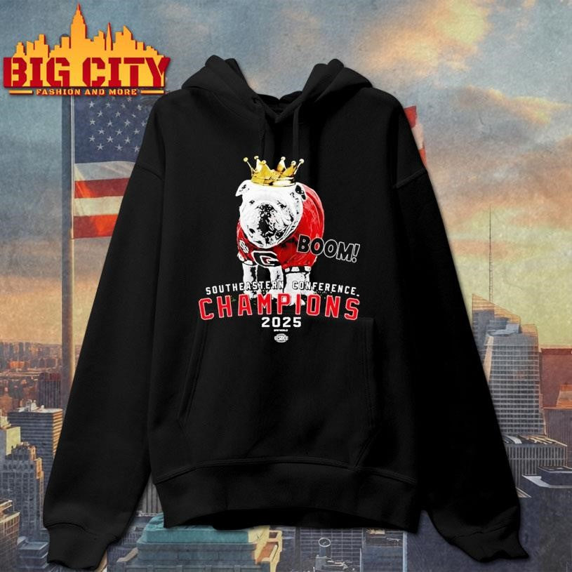 Georgia Bulldogs Boom 2025 Sec Championship Shirt Uga The King Shirt