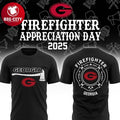 Official Georgia Bulldogs Firefighter Appreciation Day Of Christmas 2025 Two Sided Shirt