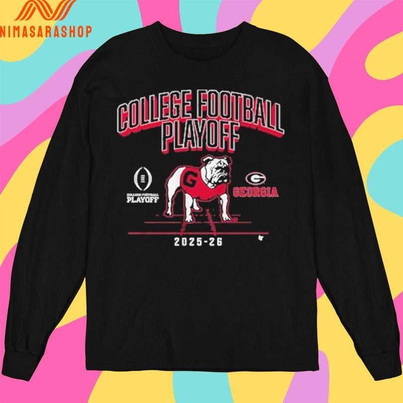 Georgia Bulldogs Football College Football Playoff 2025-2026 Mascot Shirts
