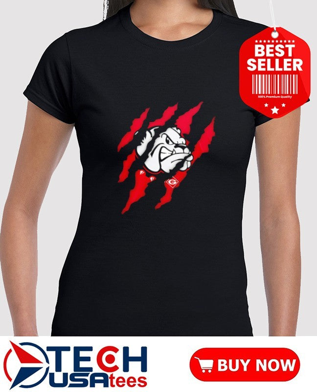 Georgia Bulldogs Football scratches shirt