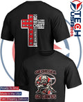 Georgia Bulldogs Go Dawgs cross I can do all things through Christ who strengthens me shirt