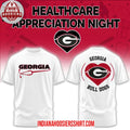 Georgia Bulldogs Healthcare Appreciation Night 2026 MLB Logo Two Sided Hoodie Shirts
