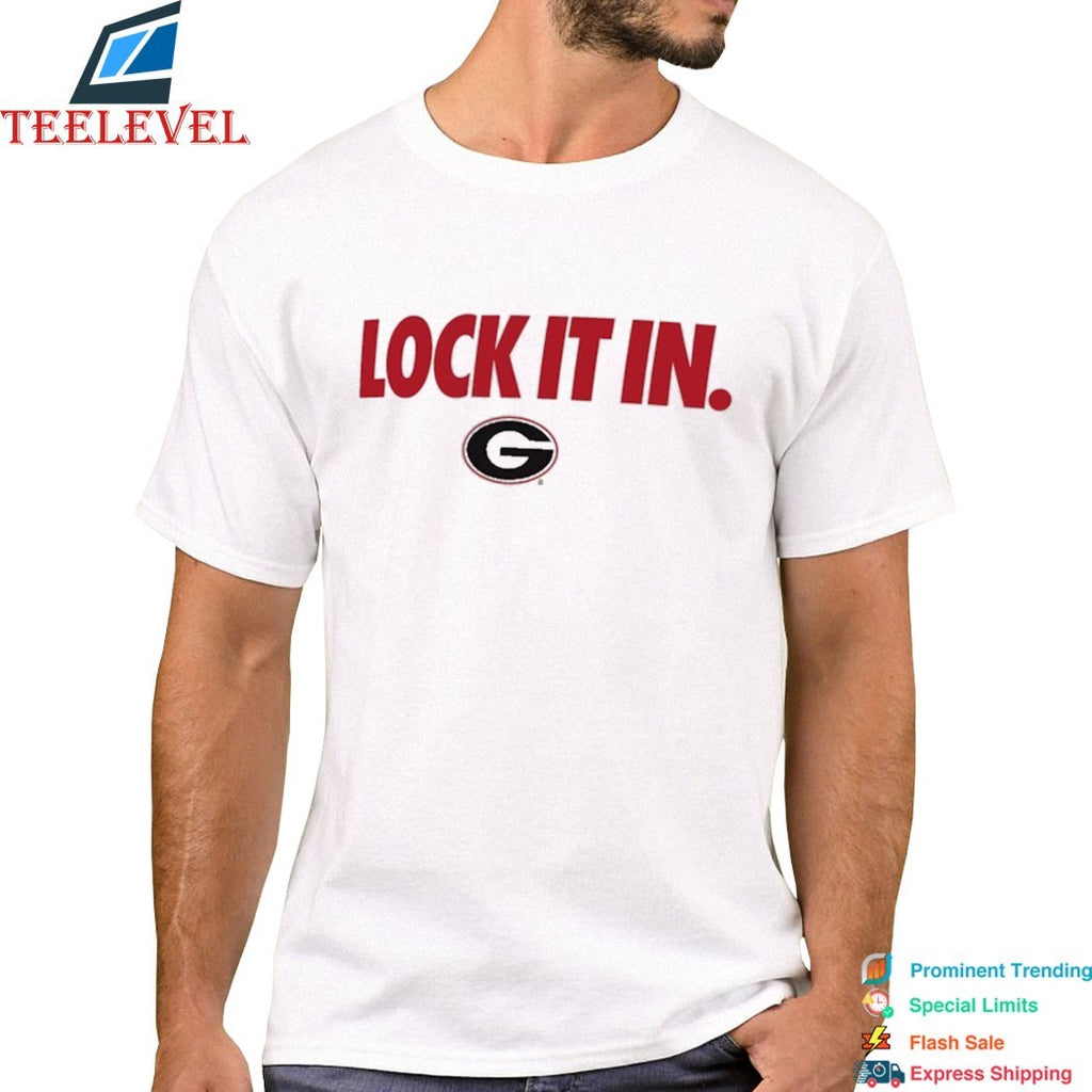 Georgia Bulldogs Lock It In  T-Shirts
