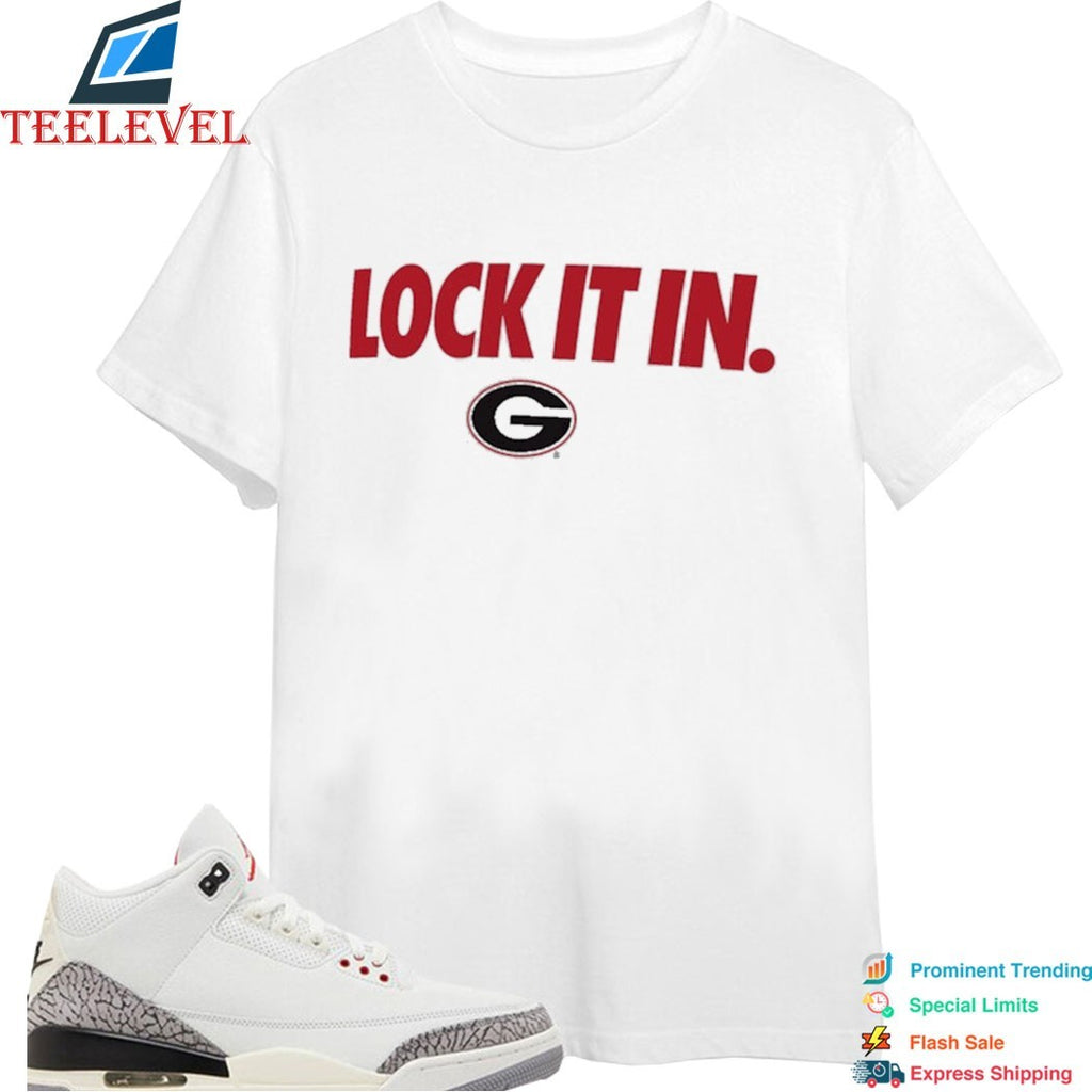 Georgia Bulldogs Lock It In  T-Shirts