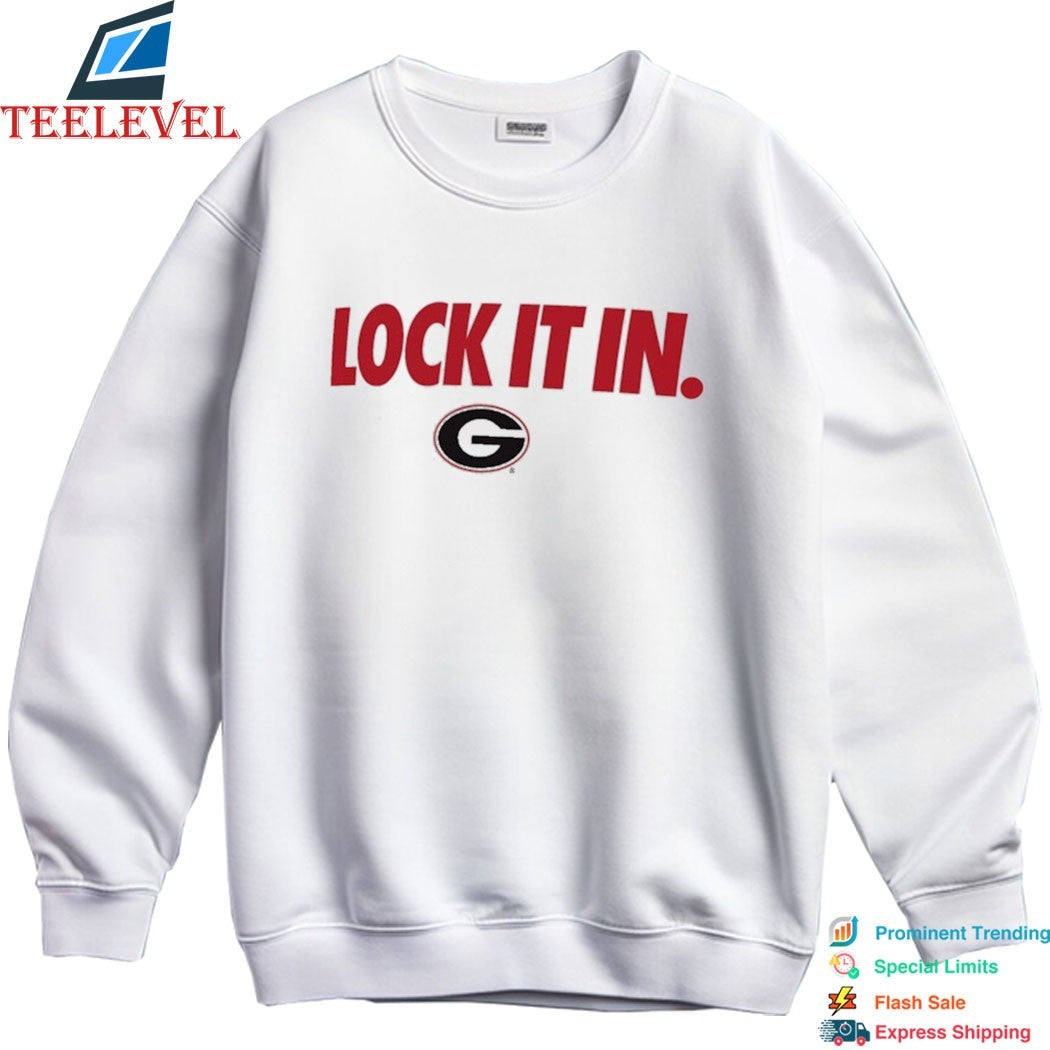 Georgia Bulldogs Lock It In  T-Shirts