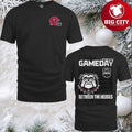Georgia Bulldogs Merch College GameDay Georgia 2025 New Two Sided Shirt