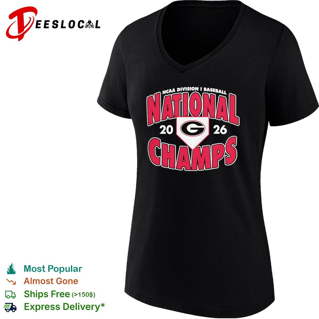 Georgia Bulldogs NCAA Division I Baseball National Champs 2026 shirt