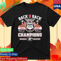 Georgia Bulldogs Sec Back To Back Champions Shirt