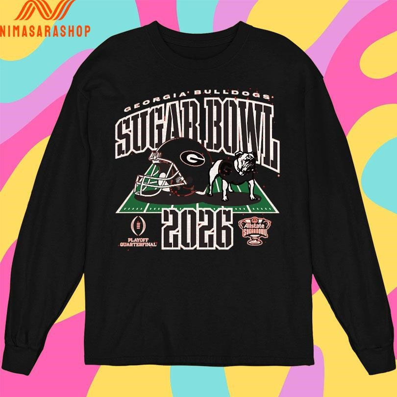 Georgia Bulldogs Sugar Bowl 2026 Playoff Quarterfinal Shirts