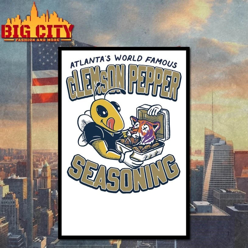 Georgia Tech Yellow Jackets Beat Clemson Tigers Atlanta’s World Famous Pepper Seasoning Mascot shirt