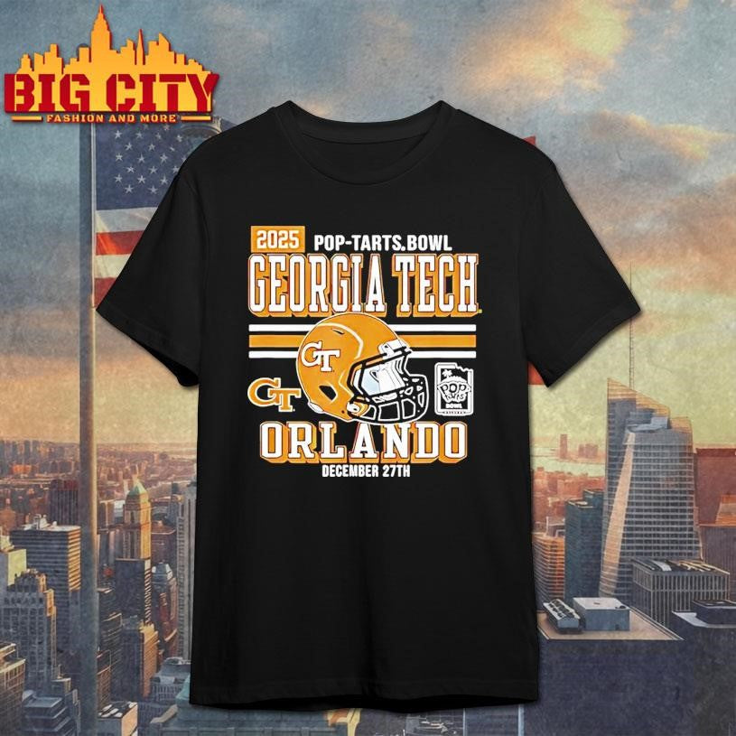 Georgia Tech Yellow Jackets Pop Tarts Bowl 2025 Shirt