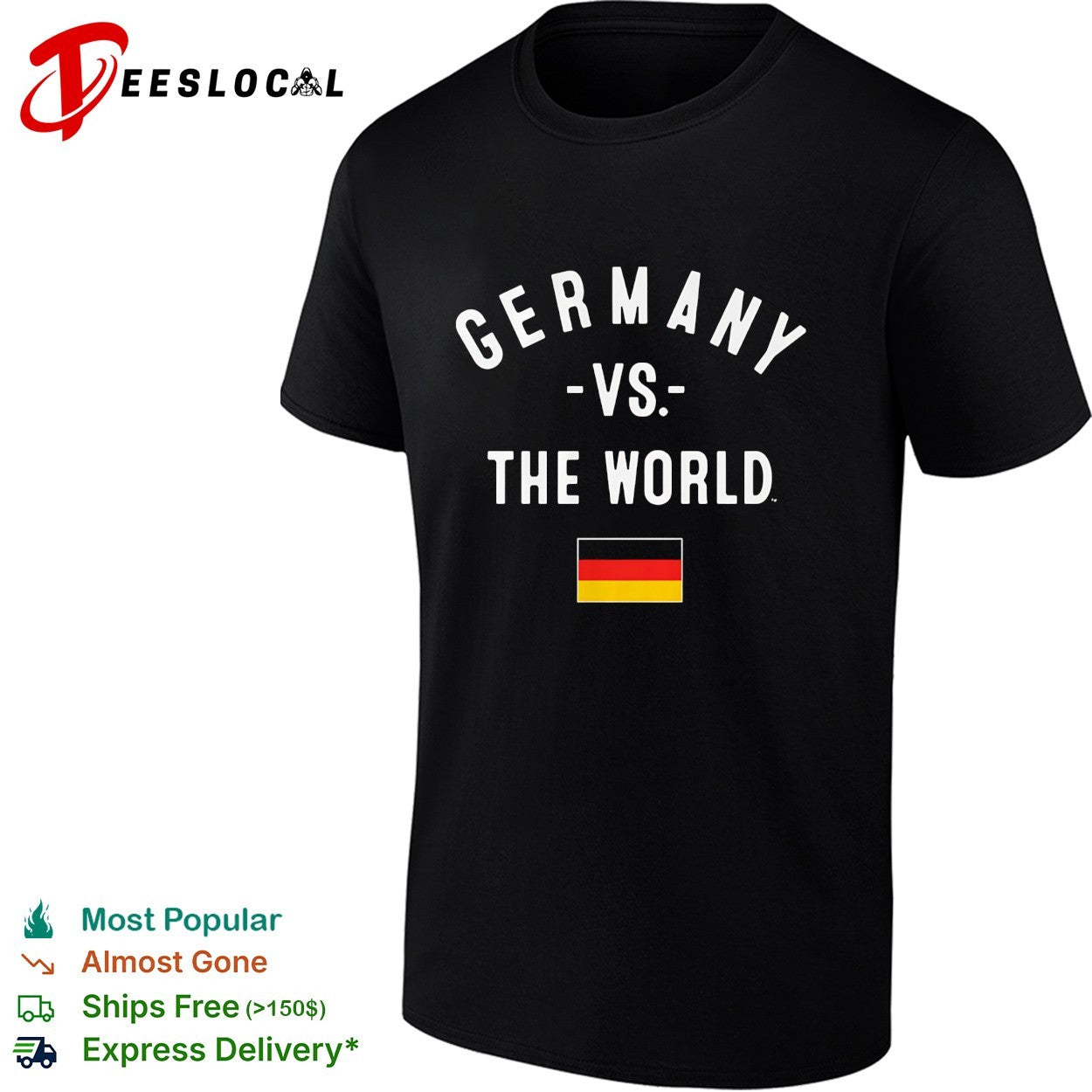 Germany vs The World FIFA World Cup 2026 having flag shirt