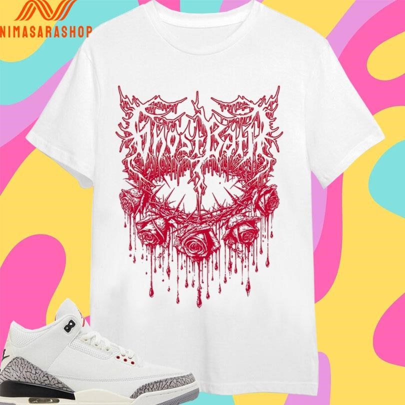 Ghost Bath Rose Thorn Illustration Shirts