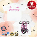 Ghost Racing Ghost Girl Pink Two Sided Shirt