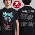 Ghost Skeletour 2026 Merch Cowboy Papa With Dates Back Two Sided Shirt
