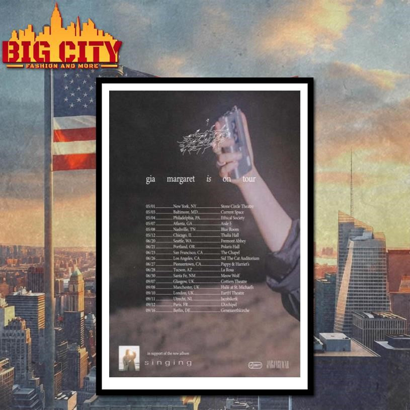 Gia Margaret Fall Tour 2026 Poster Shirt