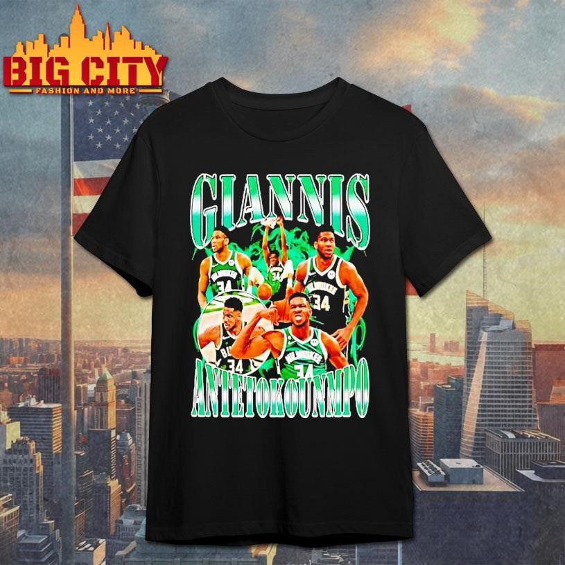 Giannis Antetokounmpo Milwaukee Bucks Graphic Shirt