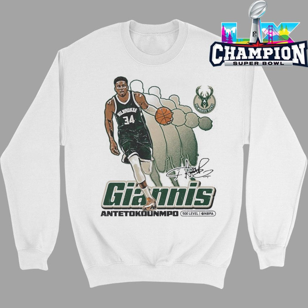 Giannis Antetokounmpo Milwaukee Bucks Shirt