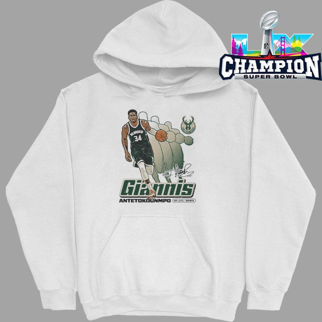 Giannis Antetokounmpo Milwaukee Bucks Shirt