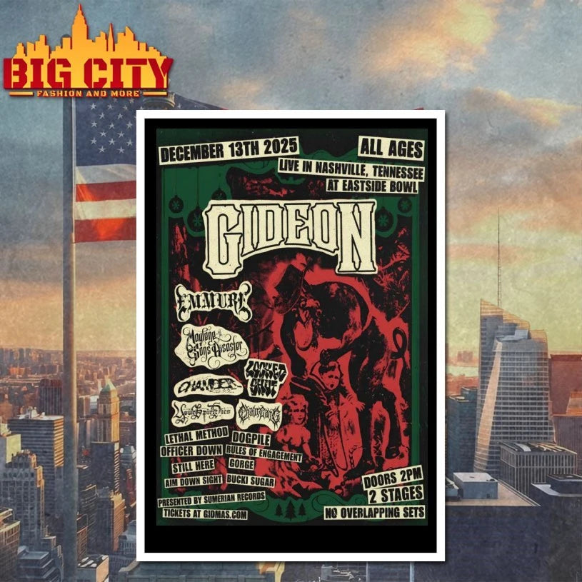 Gideon Dec 13 2025 In Nashville TN Poster shirt