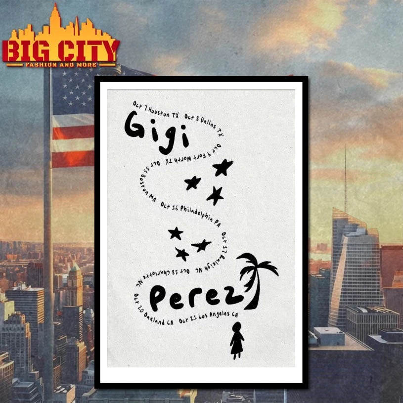 Gigi Perez At The Beach, In Every Life Tour 2025 Poster Shirt