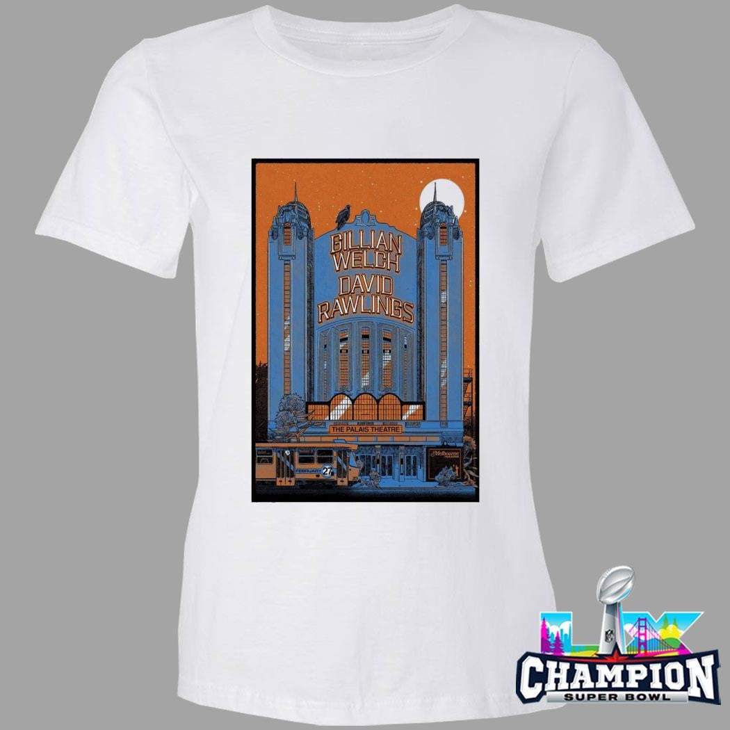 Gillian Welch And David Rawlings Feb 27 2026 Melbourne Shirt