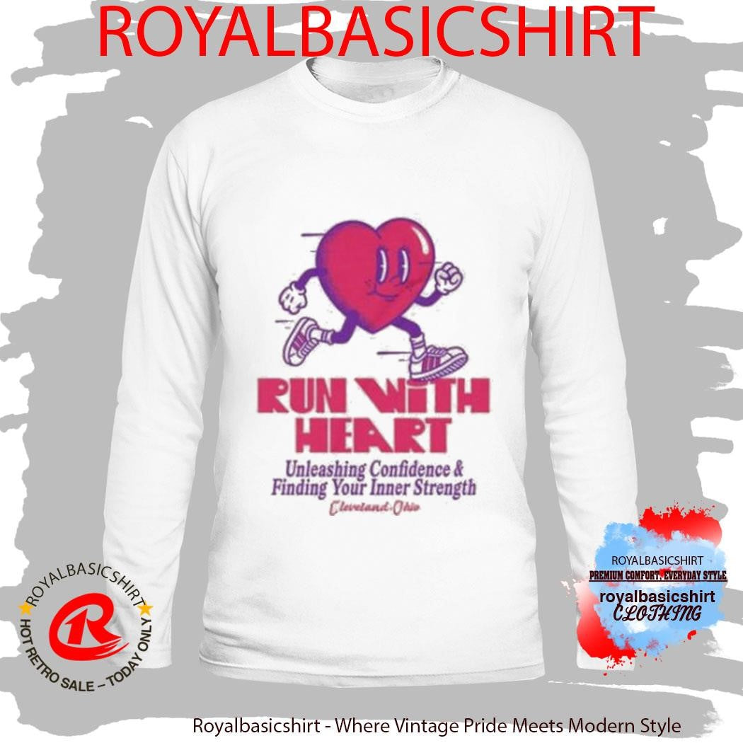 Girls On The Run Run With Heart Shirt