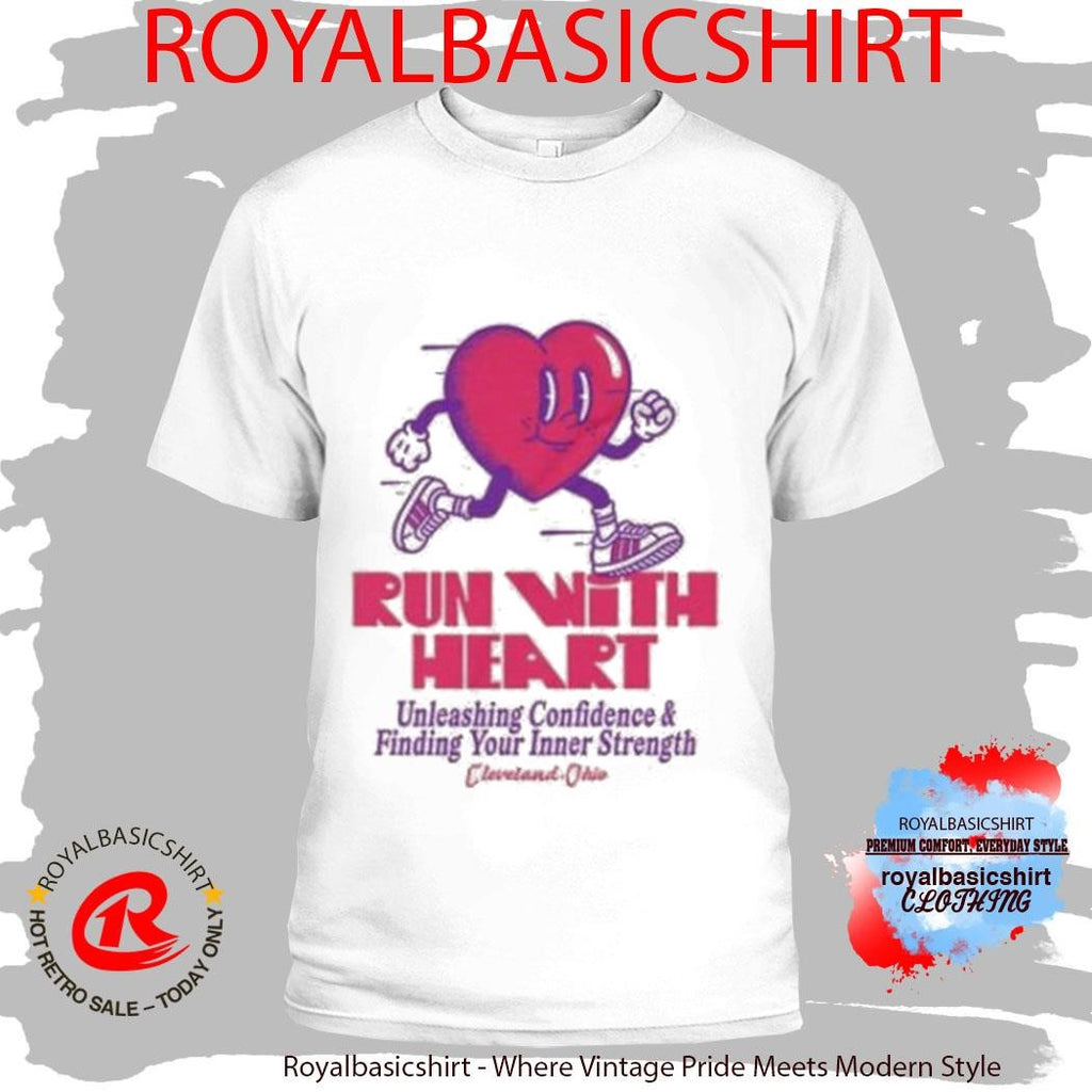 Girls On The Run Run With Heart Shirt