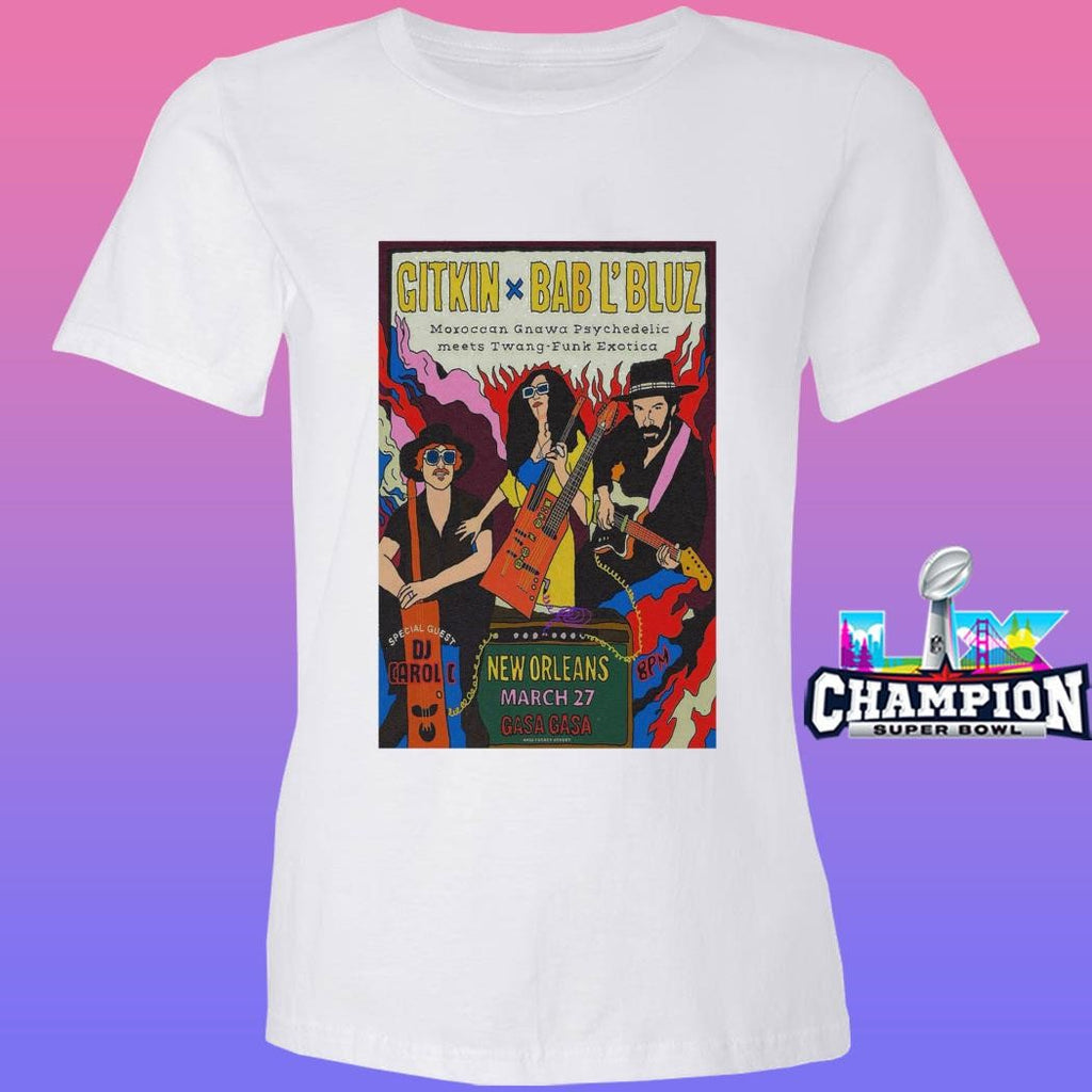 Gitkin And Bab L’bluz New Orleans 2026 March 27 Shirt