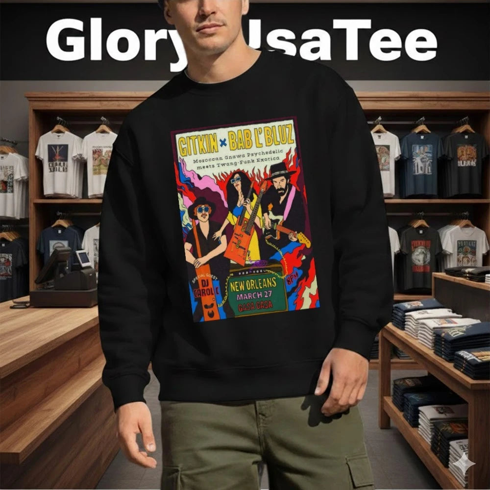 Gitkin With Bab L’Bluz Tour New Orleans LA On March 27 2026 Poster Shirt