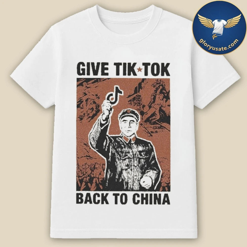 Give Tik Tok Tech Back To China Woven Shirt