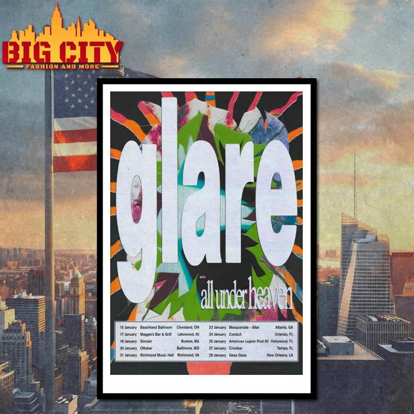 Glare January 2026 Tour Poster Shirt