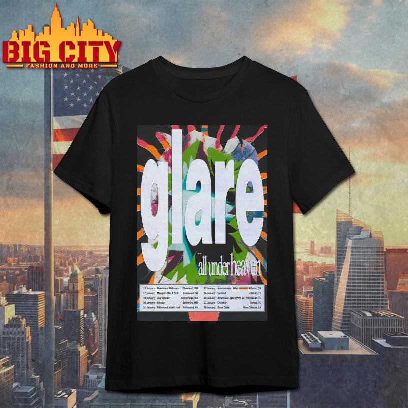 Official Glare January 2026 Tour Poster Shirt