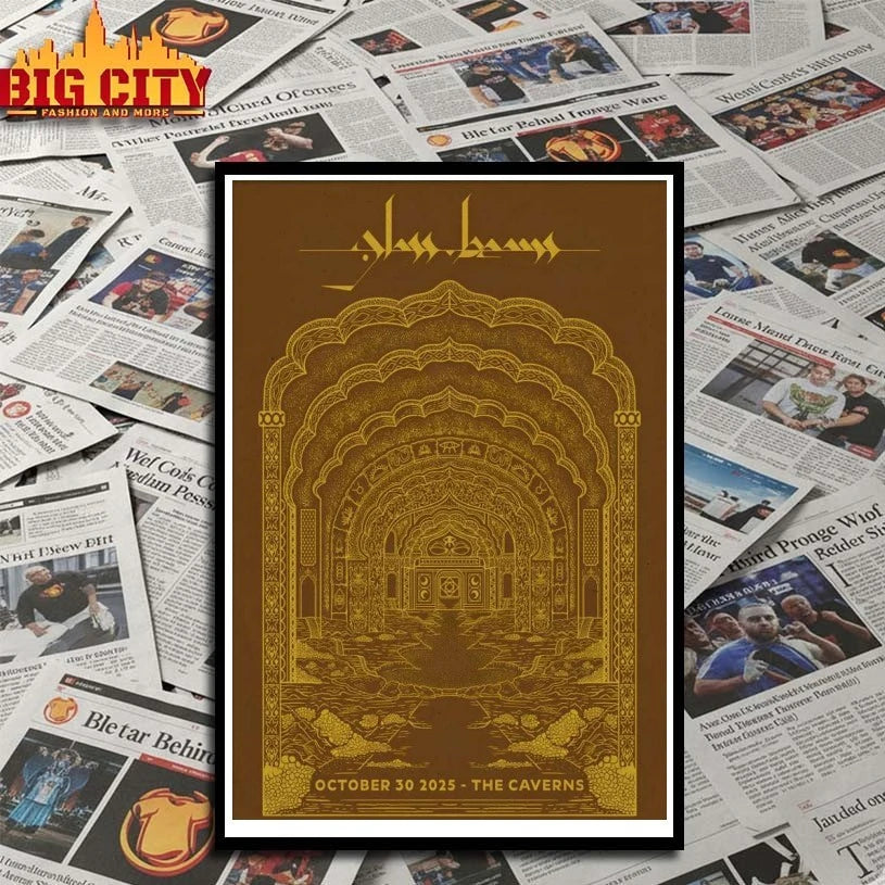 Glass Beams Oct 30 2025 The Caverns in Pelham TN Poster shirt